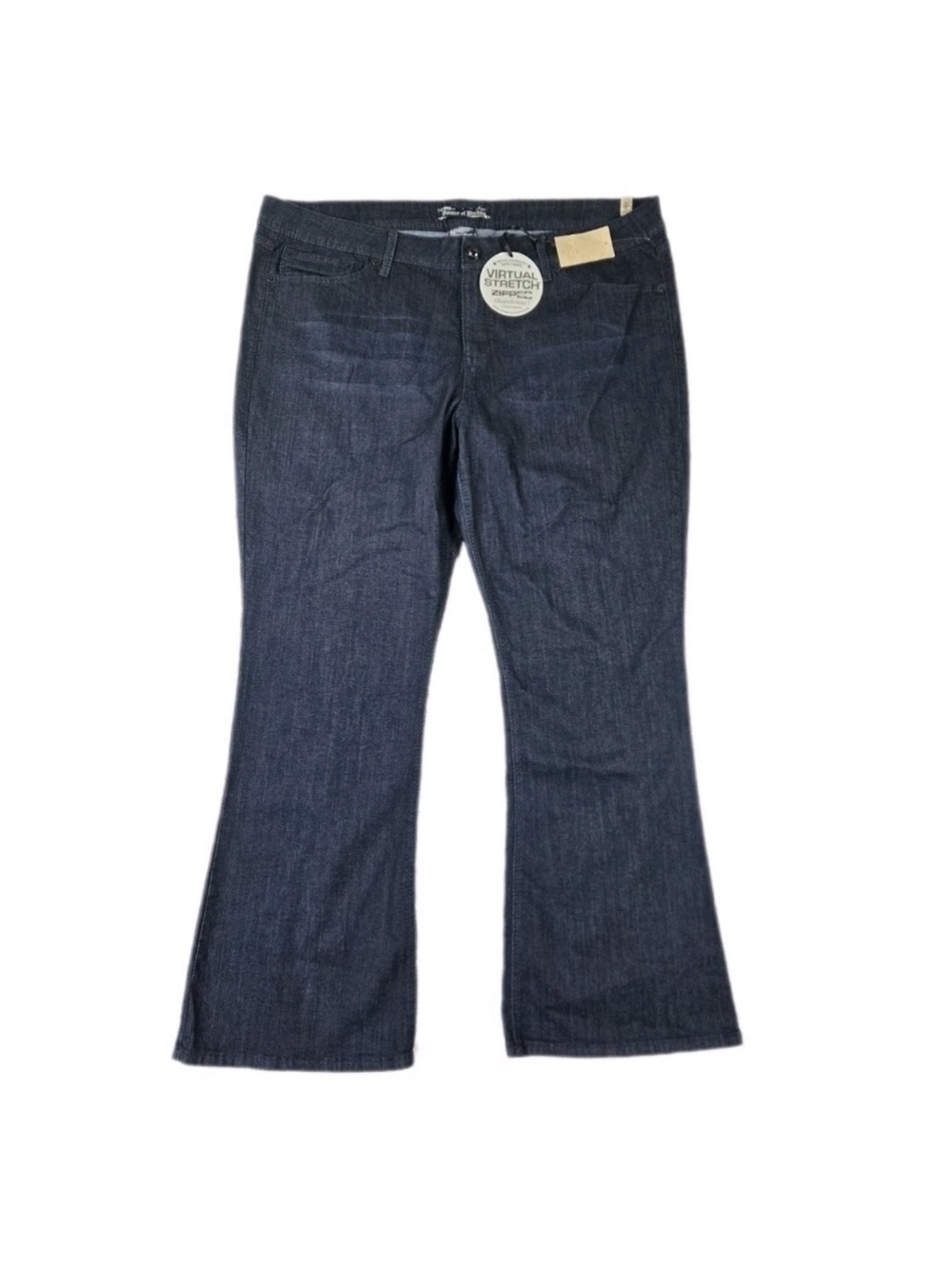 Torrid Isabella Bootcut Jeans Sz 26 Tall Blue Dark Wash Stretch NWT